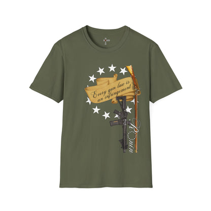 SHALL NOT BE INFRINGED -  Unisex Softstyle T-Shirt