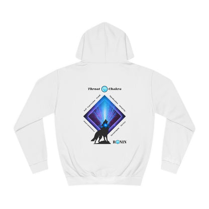 Dog Chakra Series - THROAT CHAKRA - Unisex College Hoodie