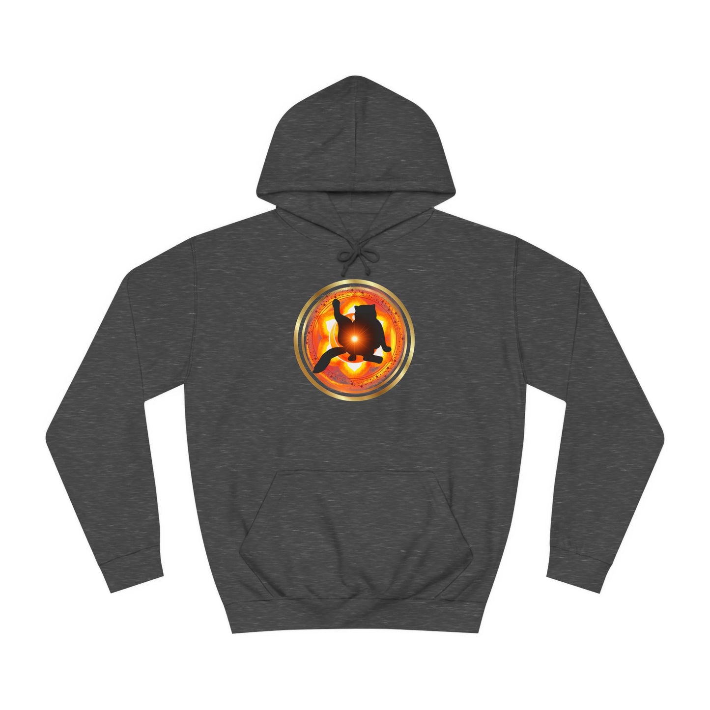 Cat Chakra Series - SACRAL CHAKRA - Unisex College Hoodie