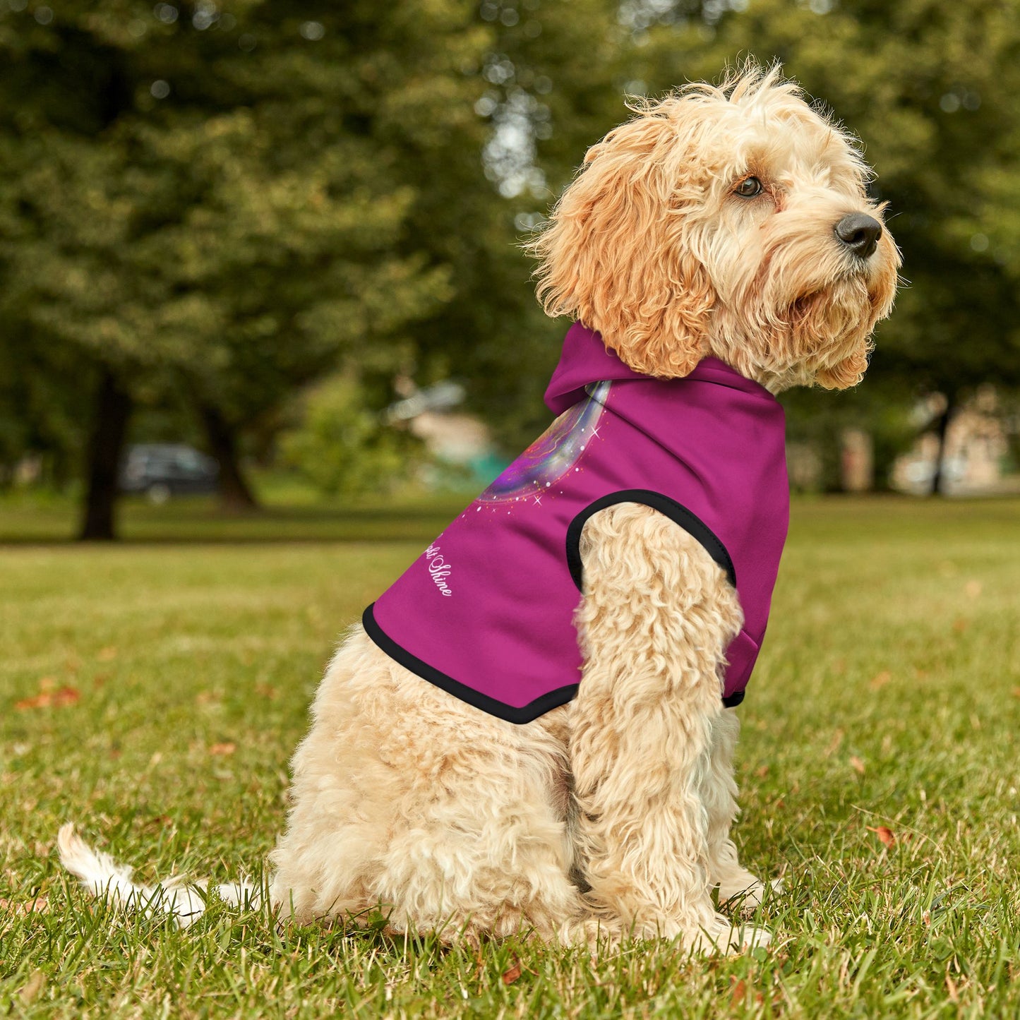 DOG LOVE LIGHT - PINK- Animal Hoodie