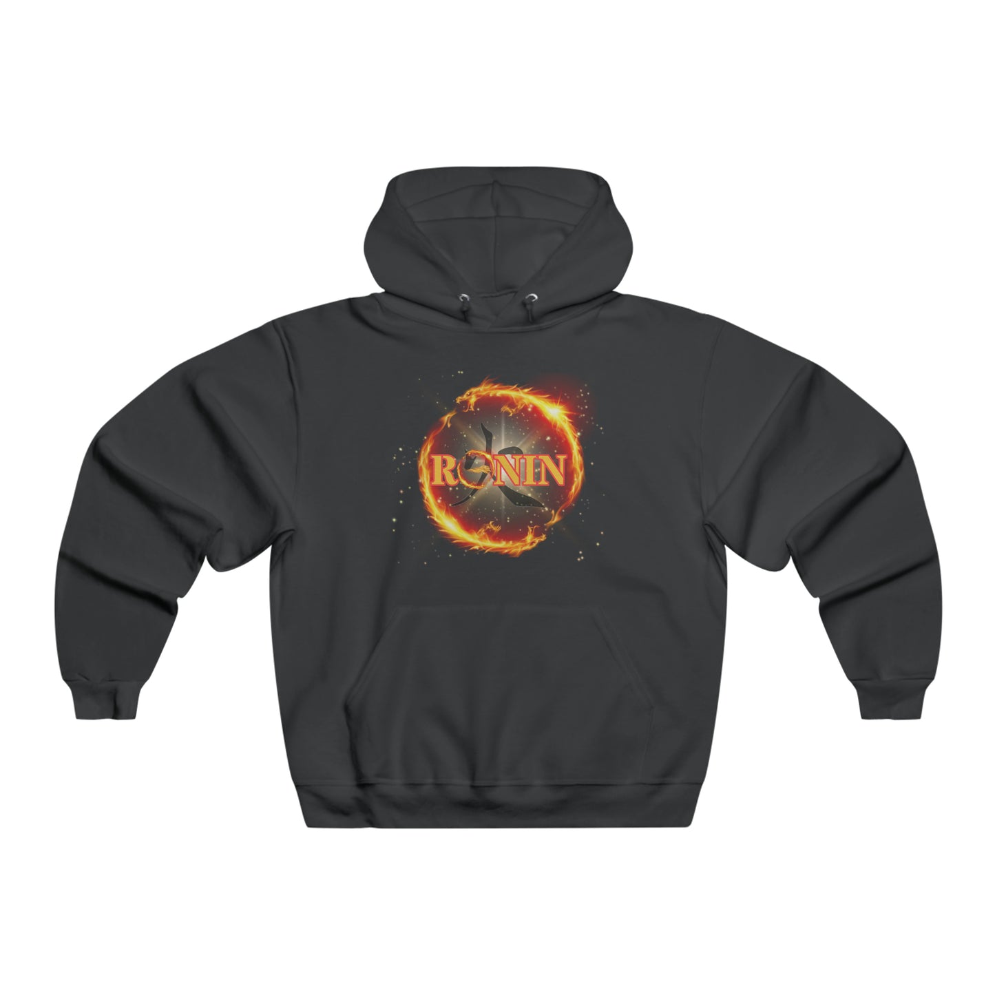 ELEMENTAL SANSHIN SERIES - KA - FIRE - Men's NUBLEND® Hooded Sweatshirt