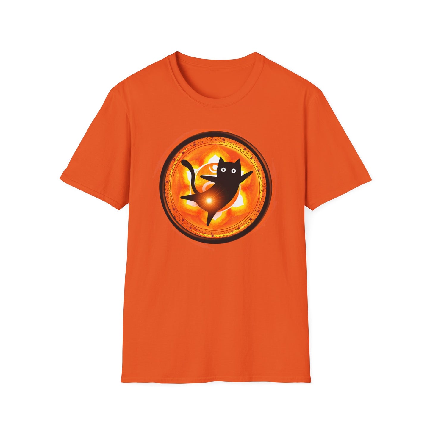 CAT CHAKRA SERIES - SACRAL CHAKRA 2 - Unisex Softstyle T-Shirt