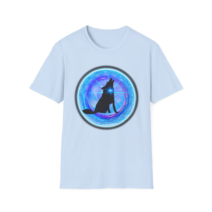 DOG CHAKRA SERIES - THROAT CHAKRA- Unisex Softstyle T-Shirt