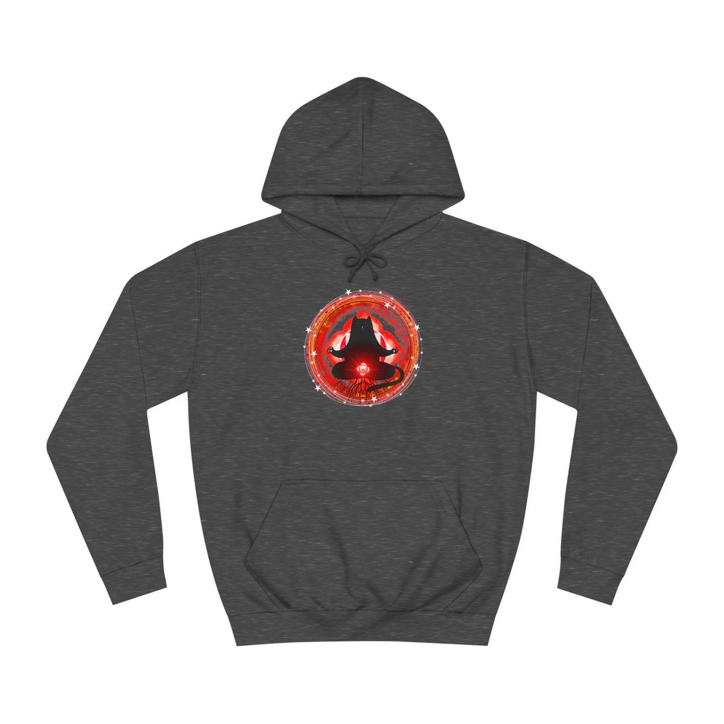 Cat Chakra Series - ROOT CHAKRA - Unisex College Hoodie