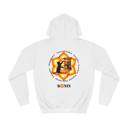 Cat Chakra Series - SACRAL CHAKRA - Unisex College Hoodie