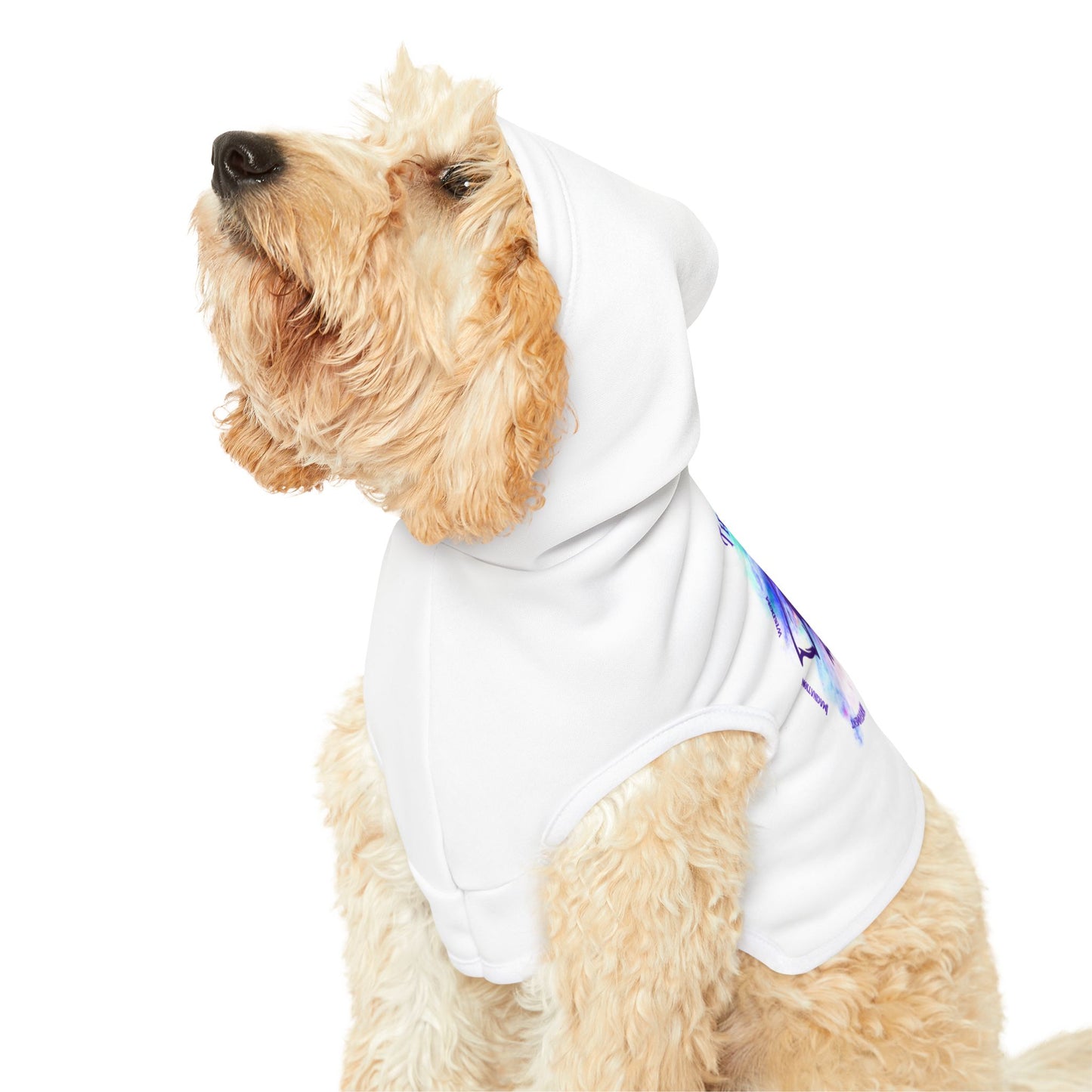 Dog Chakra Series- THIRD EYE CHAKRA - White - Animal Hoodie