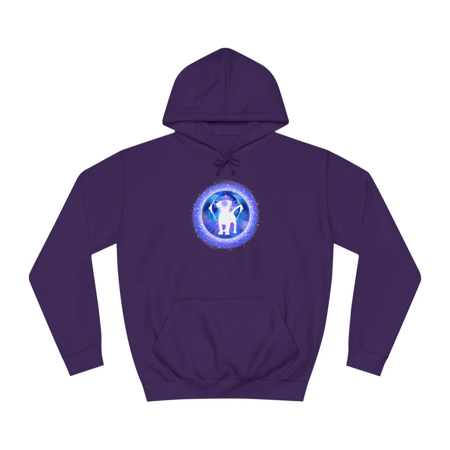 Dog Chakra Series - THIRD EYE CHAKRA - Unisex College Hoodie