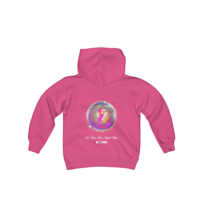 DOG LOVE LIGHT - Youth Heavy Blend Hooded Sweatshirt