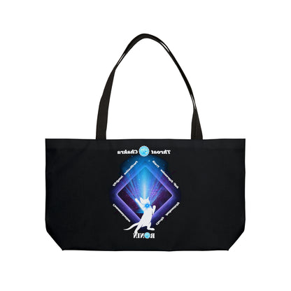 Cat Chakra Series - Throat Chakra - Weekender Tote Bag