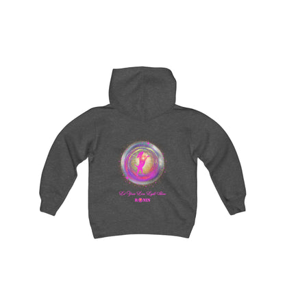 DOG LOVE LIGHT - Youth Heavy Blend Hooded Sweatshirt