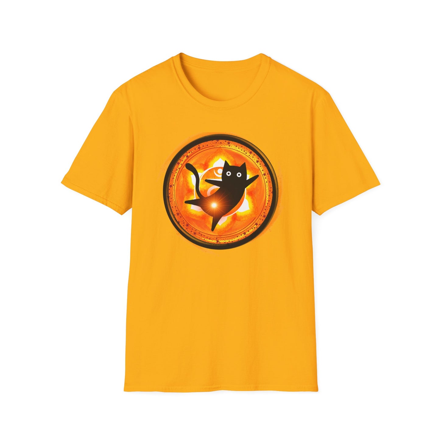 CAT CHAKRA SERIES - SACRAL CHAKRA 2 - Unisex Softstyle T-Shirt