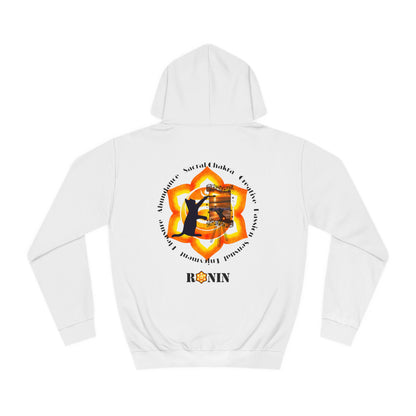 Cat Chakra Series - SACRAL CHAKRA 2 - Unisex College Hoodie