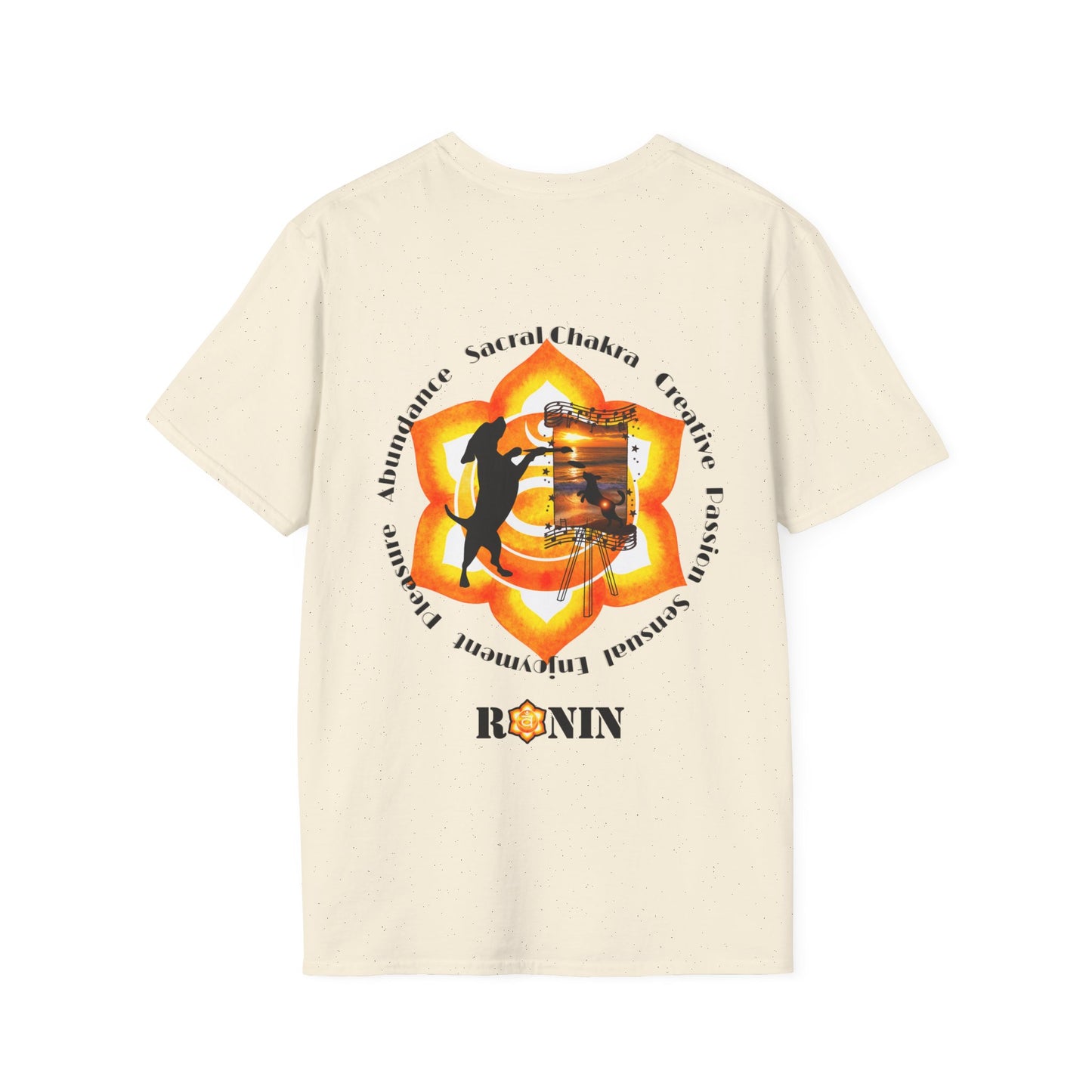 DOG CHAKRA SERIES - SACRAL CHAKRA- Unisex Softstyle T-Shirt