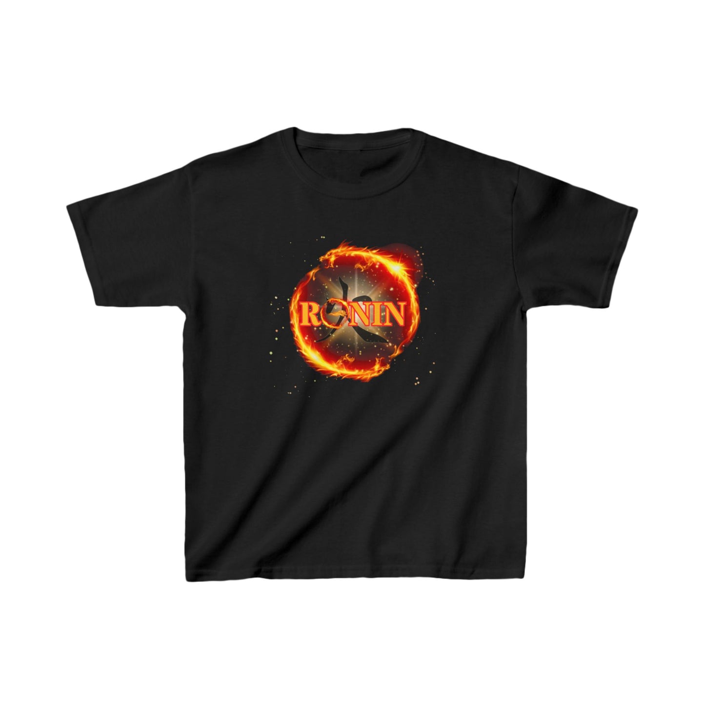 ELEMENTAL SANSHIN SERIES - KA - FIRE - Kids Heavy Cotton™ Tee