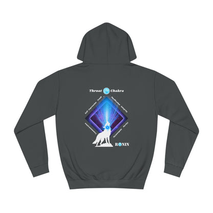 Dog Chakra Series - THROAT CHAKRA - Unisex College Hoodie