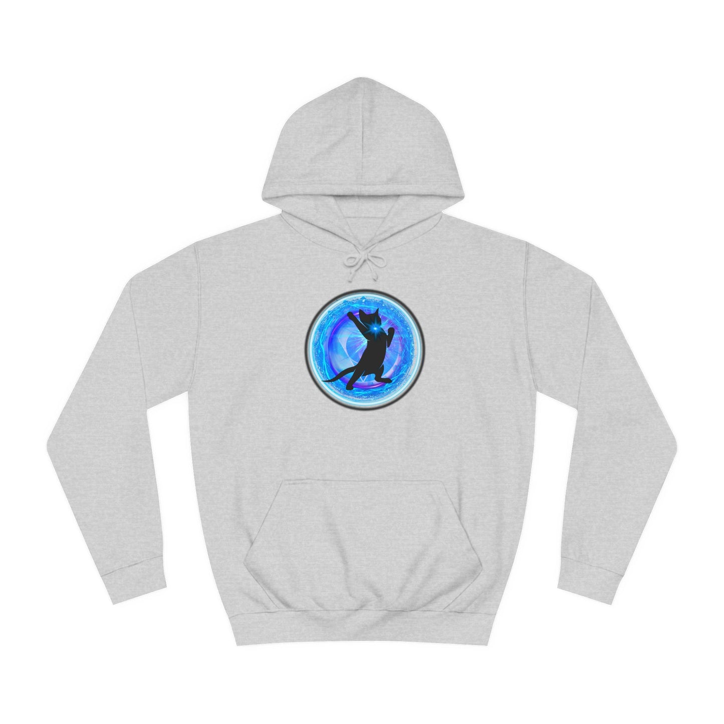 Cat Chakra Series - THROAT CHAKRA - Unisex College Hoodie