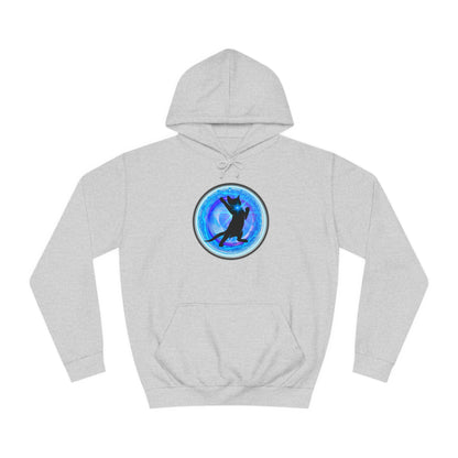 Cat Chakra Series - THROAT CHAKRA - Unisex College Hoodie