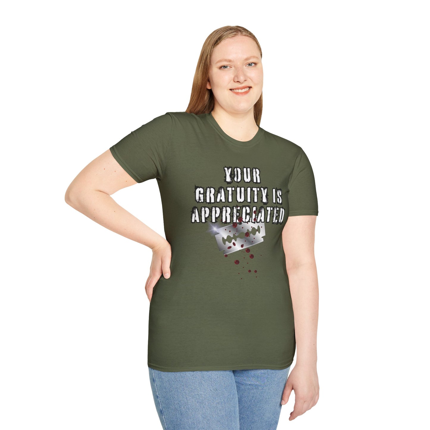 GRATUITY IS APPRECIATED - Unisex Softstyle T-Shirt