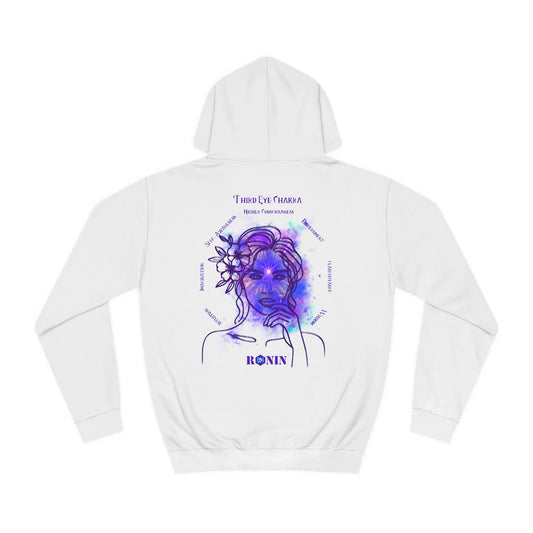 Chakra Series - THIRD EYE CHAKRA - Unisex College Hoodie