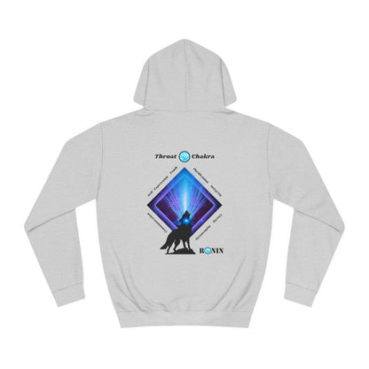 Dog Chakra Series - THROAT CHAKRA - Unisex College Hoodie