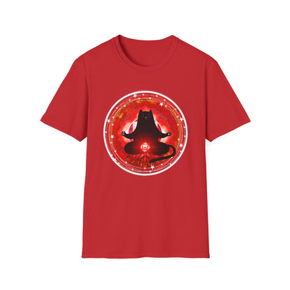 Cat Chakra Series - Root Chakra - Unisex Softstyle T-Shirt