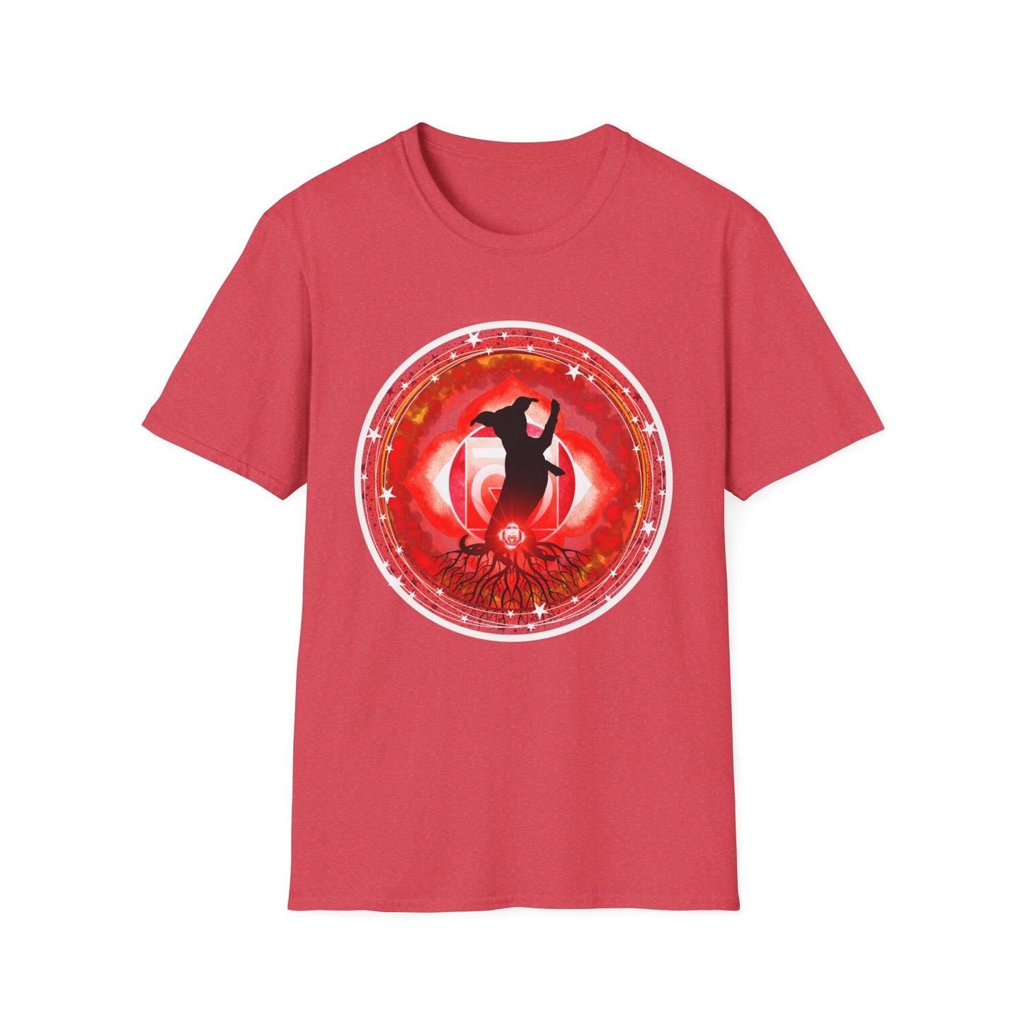 Dog Chakra Series - Root Chakra - Unisex Softstyle T-Shirt