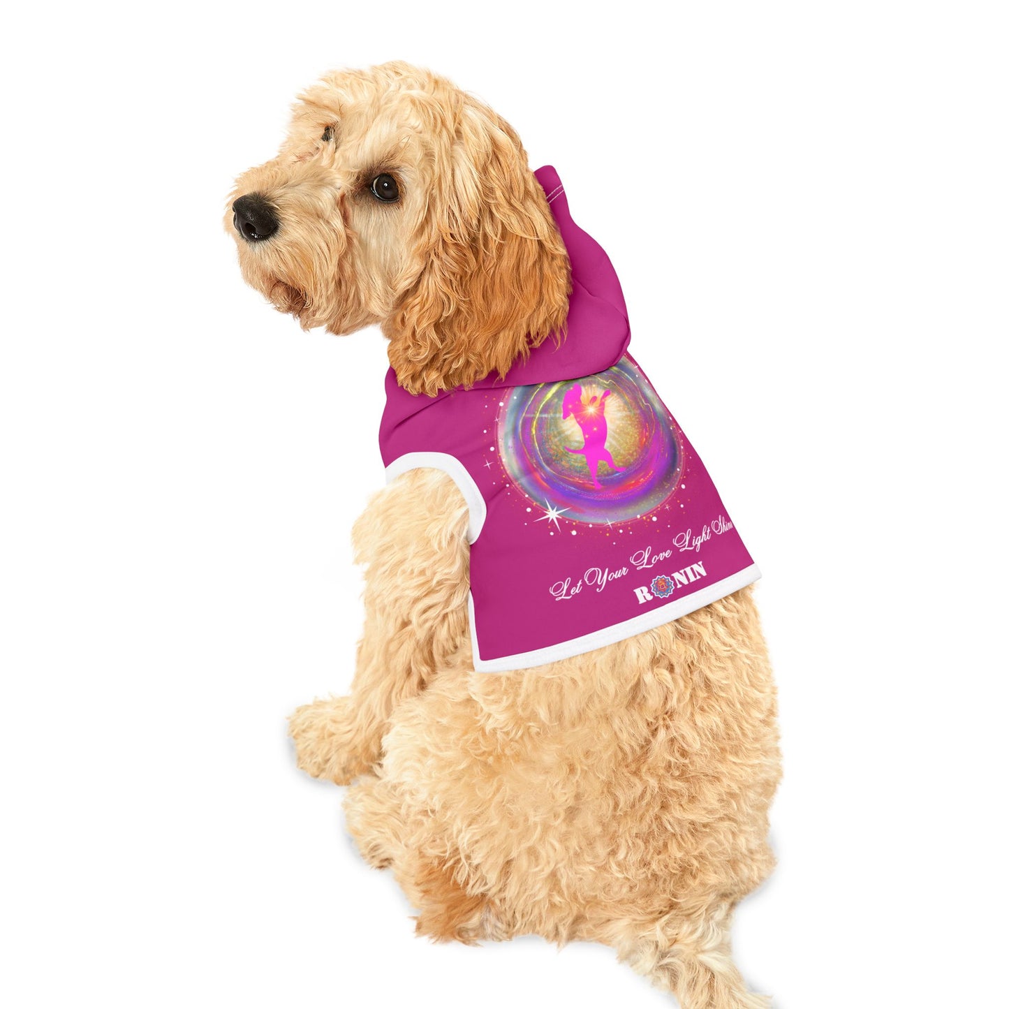 DOG LOVE LIGHT - PINK- Animal Hoodie