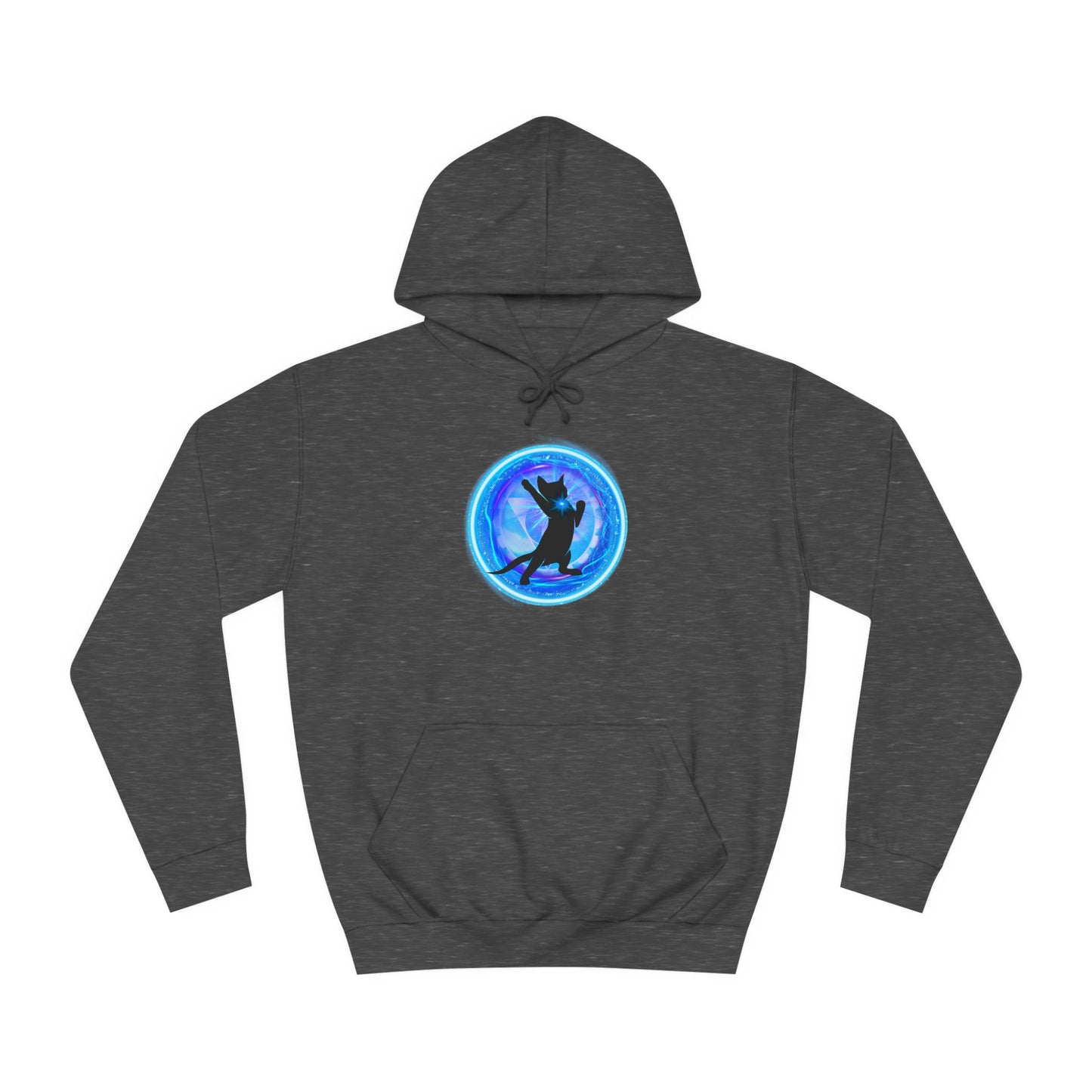 Cat Chakra Series - THROAT CHAKRA - Unisex College Hoodie