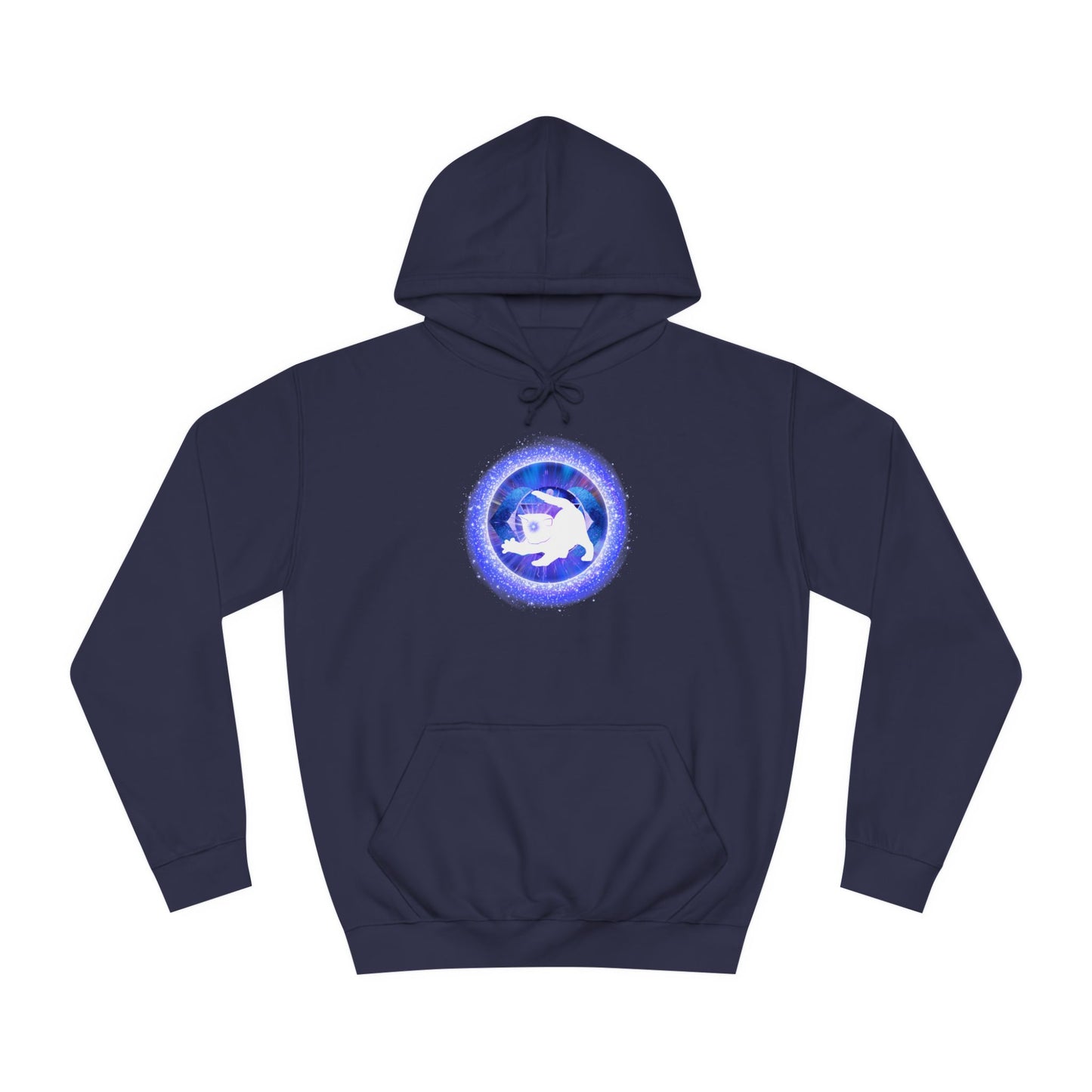 Cat Chakra Series - THIRD EYE CHAKRA - Unisex College Hoodie