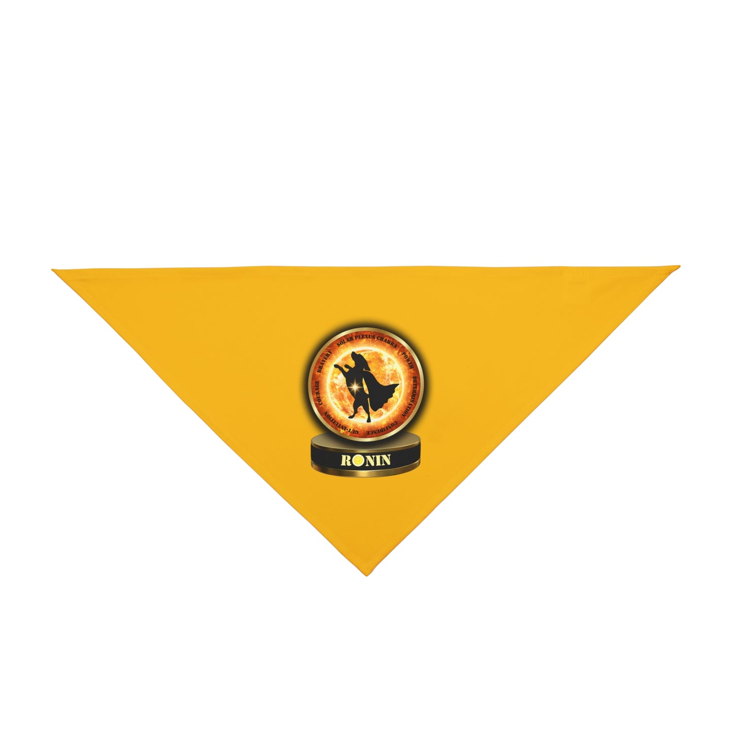 Dog Chakra Series - SOLAR PLEXUS CHAKRA - Pet Bandana