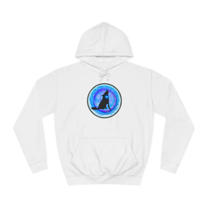 Dog Chakra Series - THROAT CHAKRA - Unisex College Hoodie