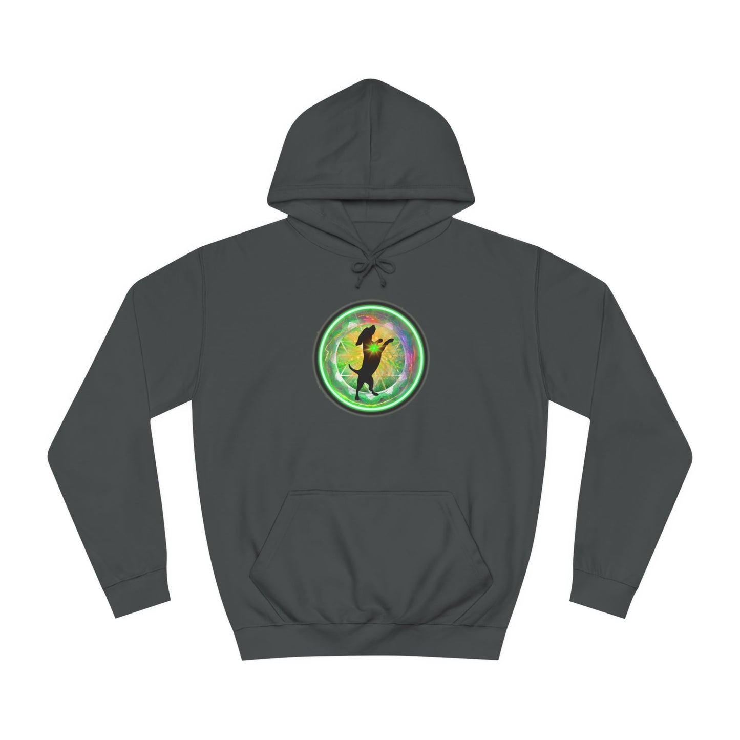 Dog Chakra Series - HEART CHAKRA - Unisex College Hoodie