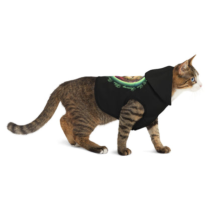 Cat Chakra Series- HEART CHAKRA - Black - Animal Hoodie