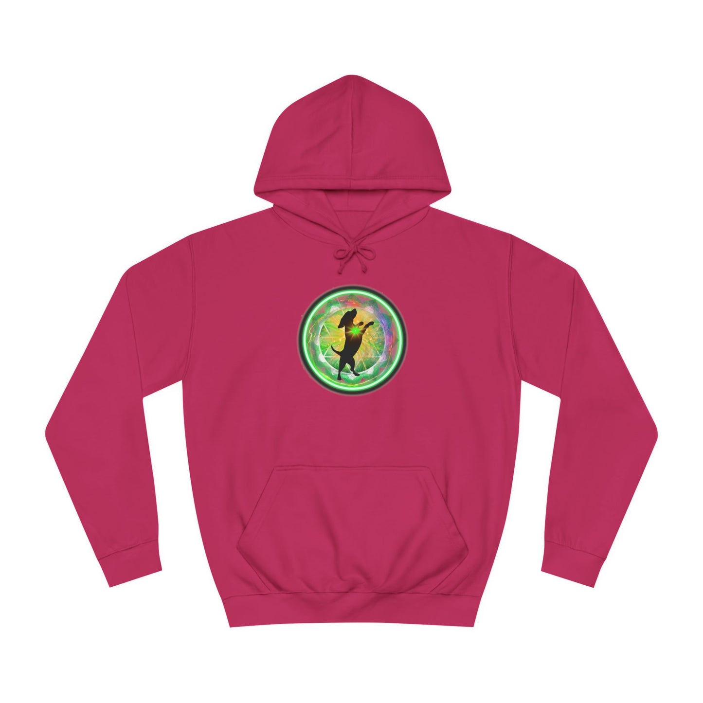 Dog Chakra Series - HEART CHAKRA - Unisex College Hoodie