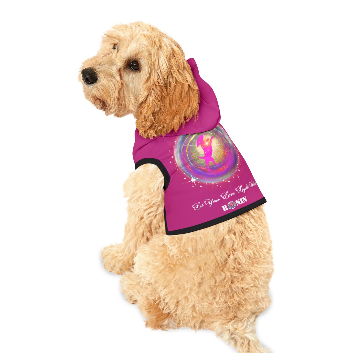 DOG LOVE LIGHT - PINK- Animal Hoodie