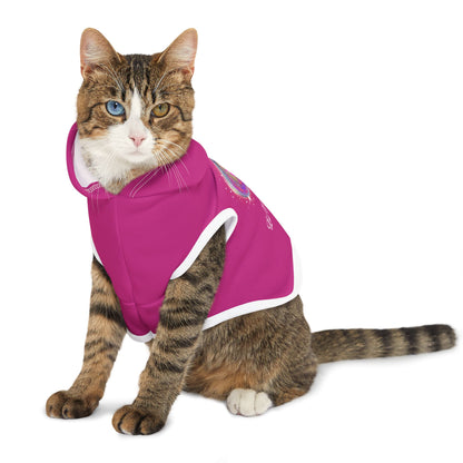 CAT LOVE LIGHT -PINK - Animal Hoodie