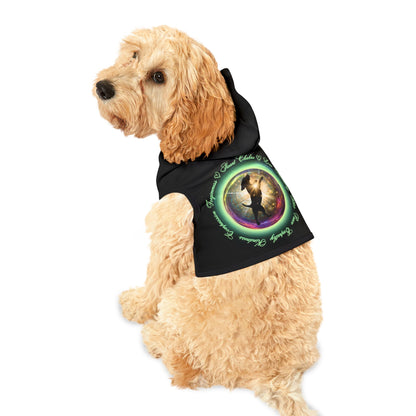 Dog Chakra Series - HEART CHAKRA - Black - Animal Hoodie