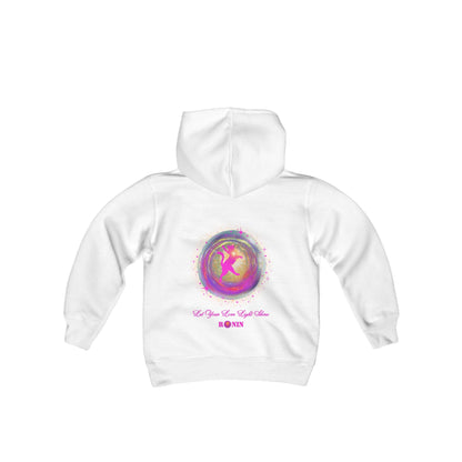 CAT LOVE LIGHT - Youth Heavy Blend Hooded Sweatshirt