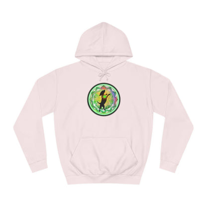 Dog Chakra Series - HEART CHAKRA - Unisex College Hoodie