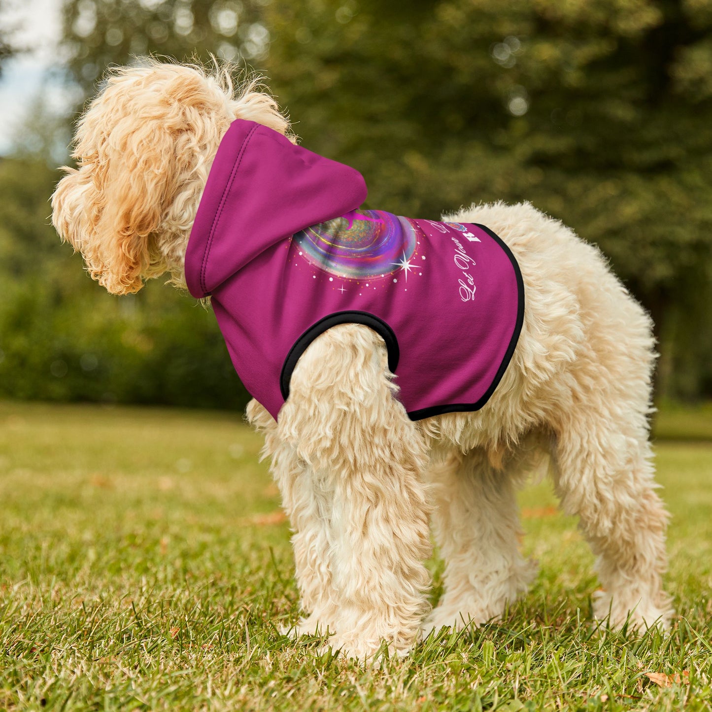 DOG LOVE LIGHT - PINK- Animal Hoodie