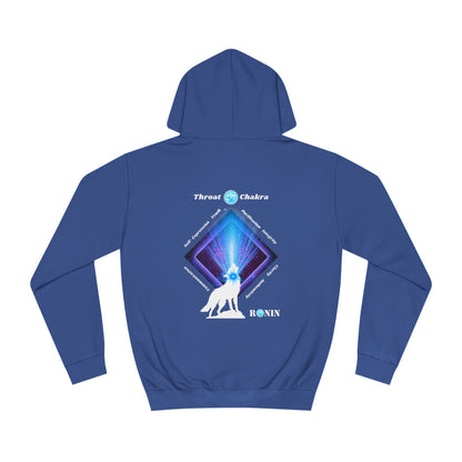 Dog Chakra Series - THROAT CHAKRA - Unisex College Hoodie