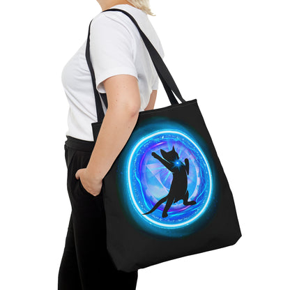 Cat Chakra Series - Throat Chakra - AOP Tote Bag