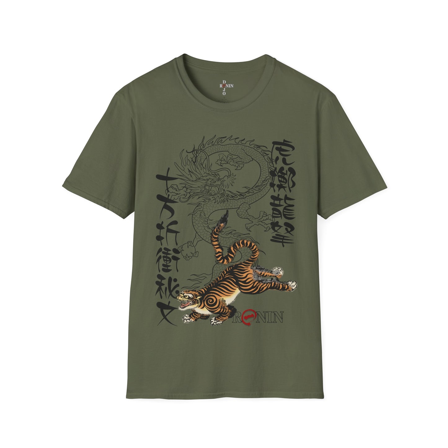 DRAGON AND TIGER - JUPPO SESSHO -  Unisex Softstyle T-Shirt