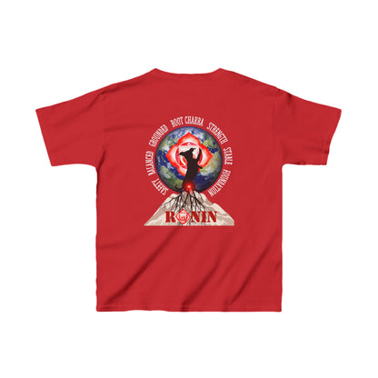 Dog Chakra Series - ROOT CHAKRA - Kids Heavy Cotton™ Tee