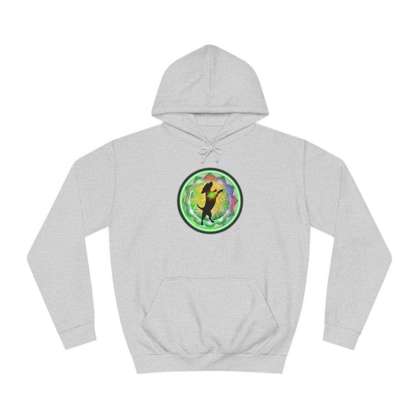 Dog Chakra Series - HEART CHAKRA - Unisex College Hoodie