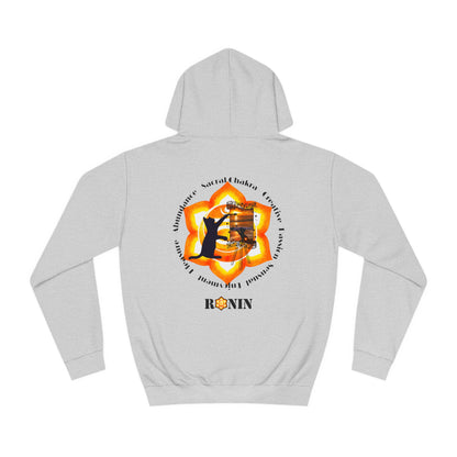 Cat Chakra Series - SACRAL CHAKRA 2 - Unisex College Hoodie