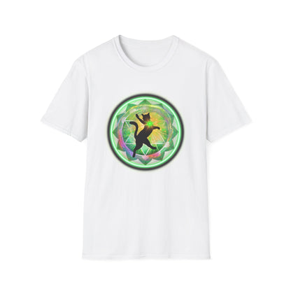 CAT CHAKRA SERIES - HEART CHAKRA- Unisex Softstyle T-Shirt