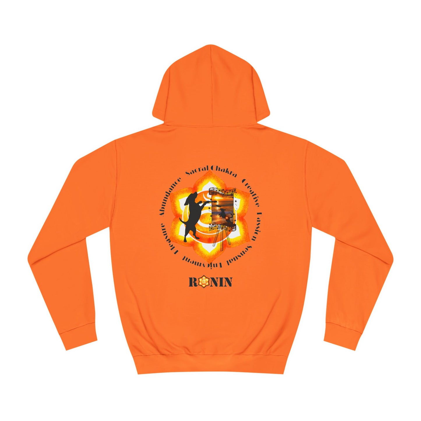 Dog Chakra Series - SACRAL CHAKRA - Unisex College Hoodie