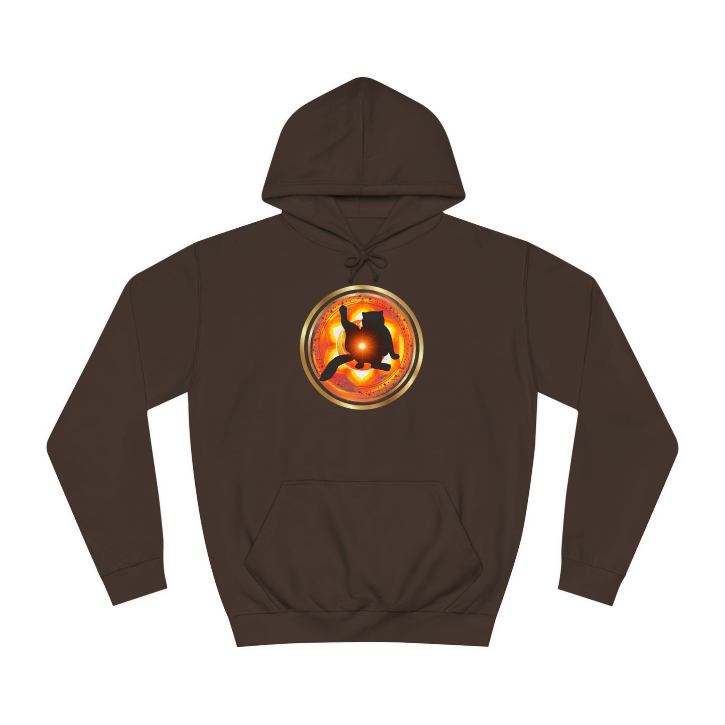 Cat Chakra Series - SACRAL CHAKRA - Unisex College Hoodie