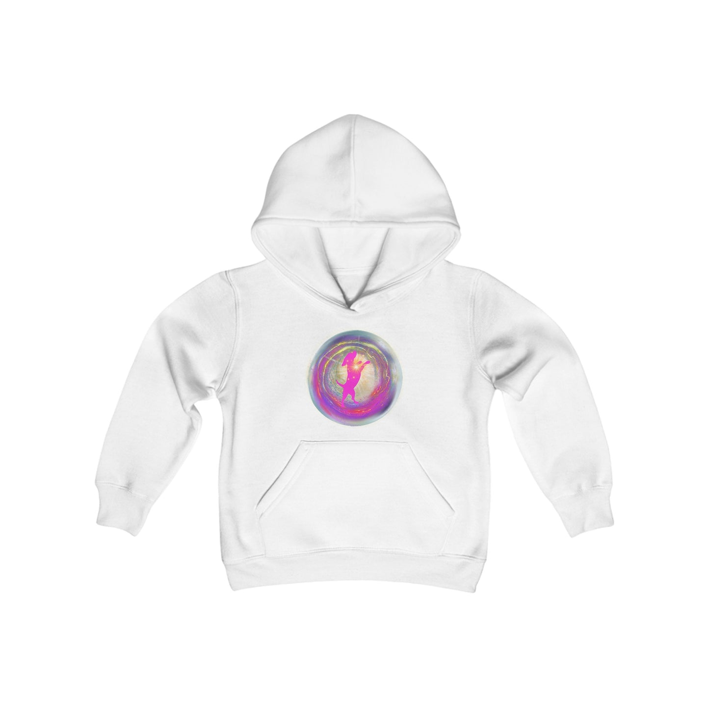 DOG LOVE LIGHT - Youth Heavy Blend Hooded Sweatshirt